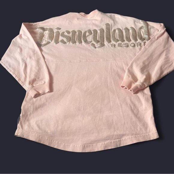 Disneyland Resort Blush Pink Long Sleeve Shirt with Rose Gold Logo - Picture 2 of 3